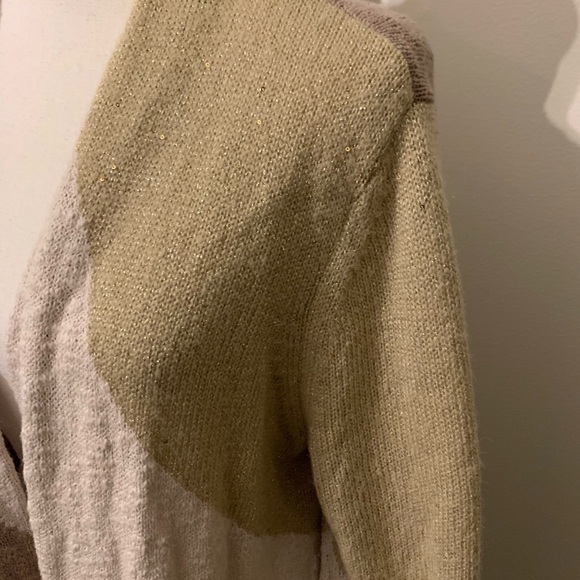 Chico’s Tunic Cardigan. Beautiful Pattern & Colors. Never Worn. Chico’s Sz 2 - Picture 4 of 10